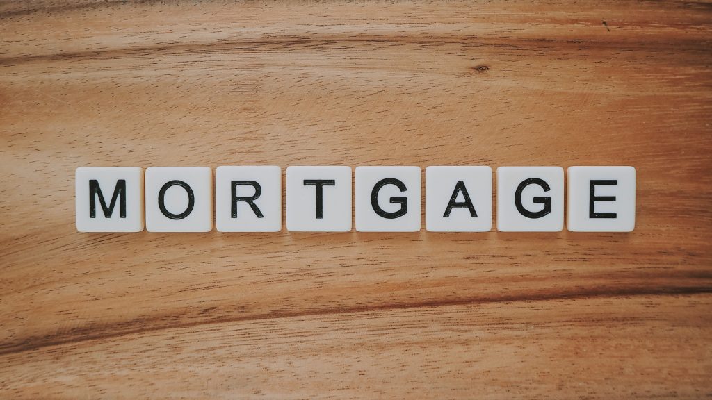 picture of Mortgage spelled out